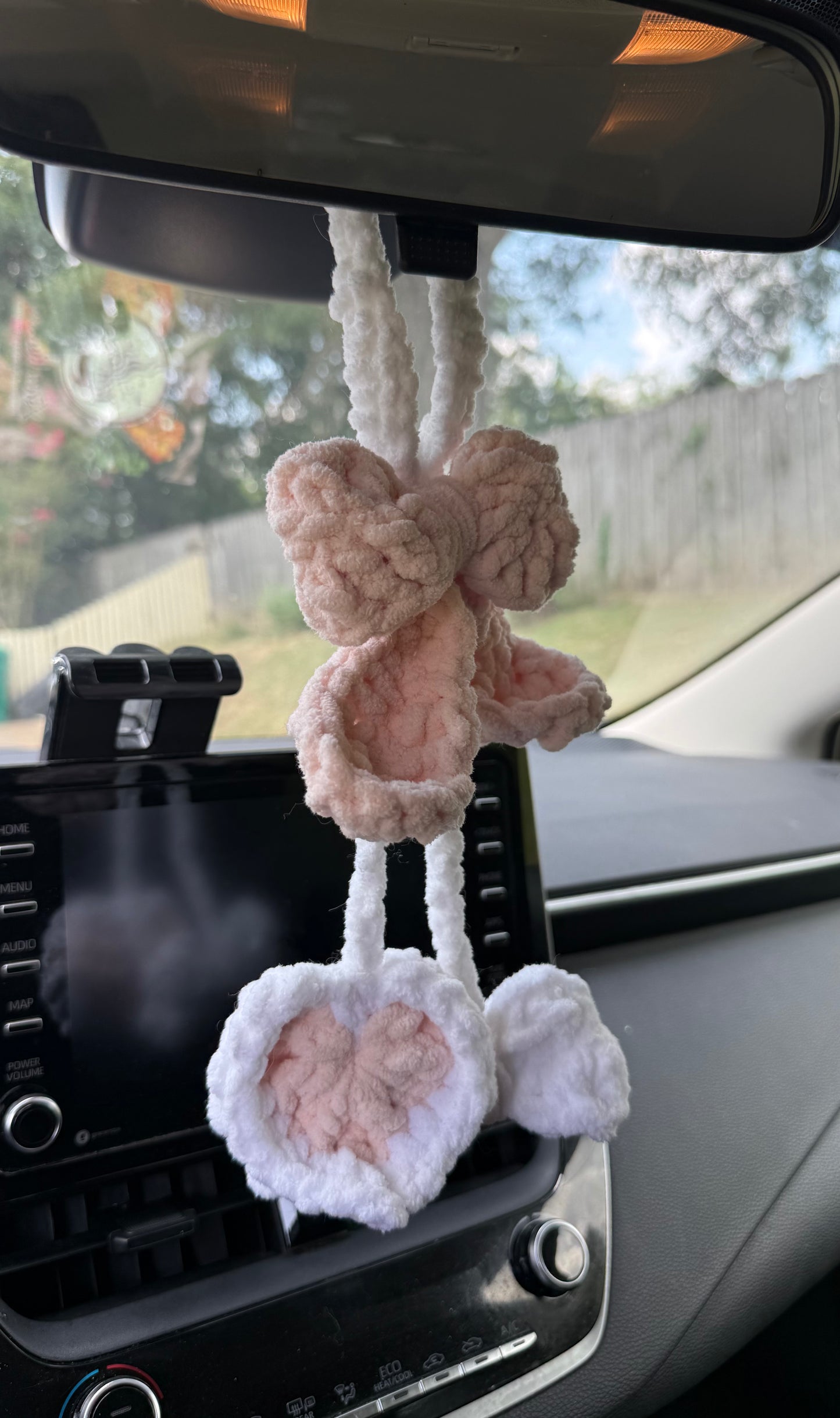 Blush Bloom Mirror Charm