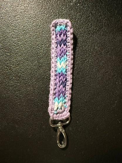 Purple and Blue Keychain