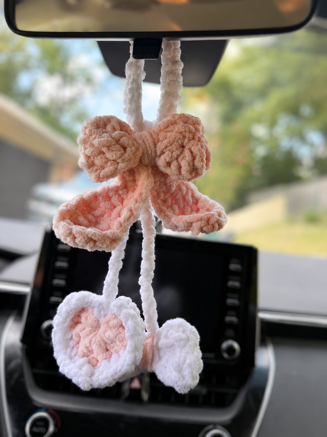 Blush Bloom Mirror Charm